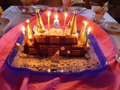 Children'S Birthday Cake Celebration Party Candles