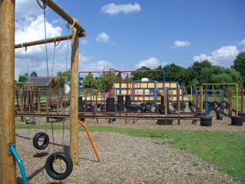 Children'S Playground Langenau Fun Arena Tires