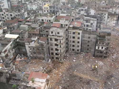 China Rubble Palaces Demolition Desolation