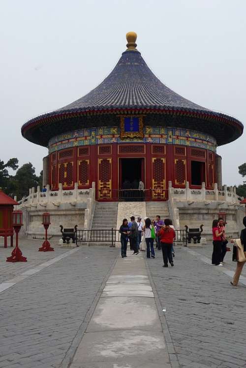 China Temple Historic Building Historical Asia