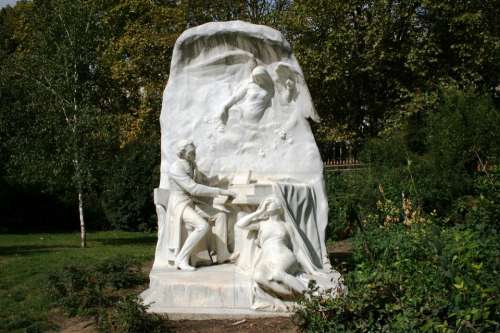 Chopin Piano Music Monument Parc Monceau Paris
