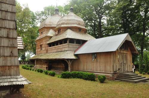 Chotyniec Orthodox Church Wood Monument Poland
