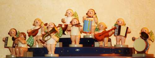 Christmas Angel Figures Angel Music Orchestra