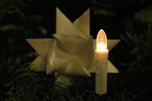 Christmas Tree Candle Christmas Electrically