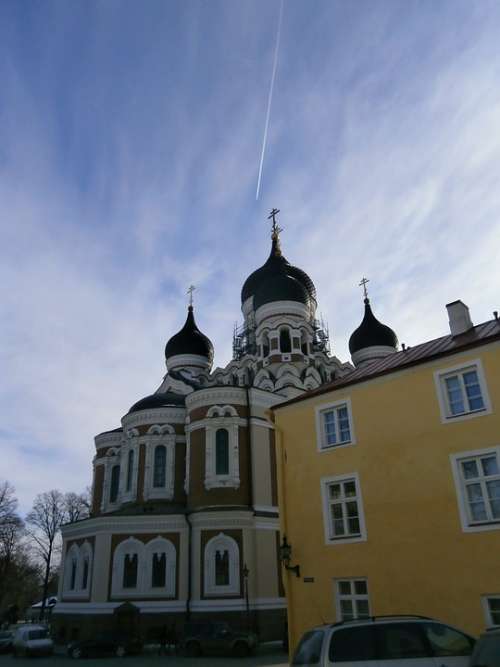 Church Churches Nevsky Cathedral Tallinn Estonia