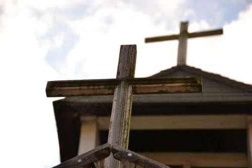 Church Cross Christianity Building Religion