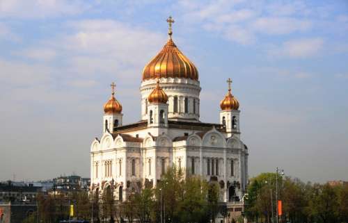 Church Building Religion Russian Orthodox