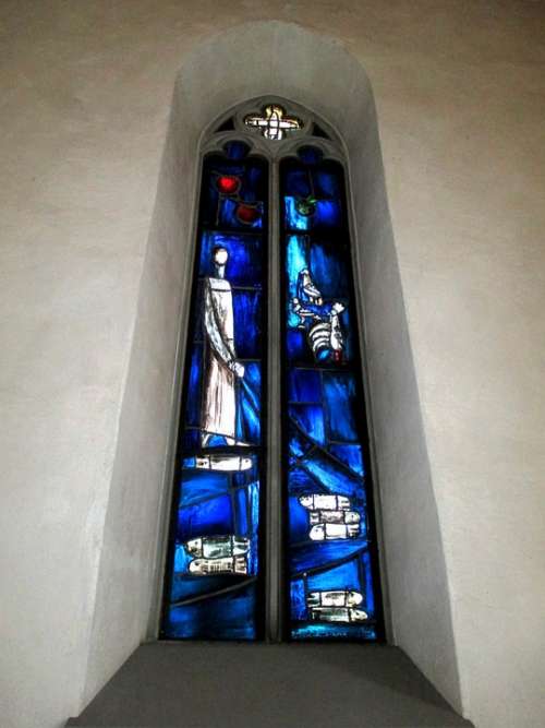 Church Reformed Window Glass Painting Color