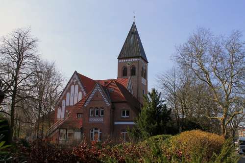 Church Building Germany Steeple