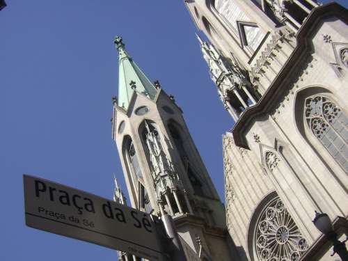 Church Cathedral City São Paulo