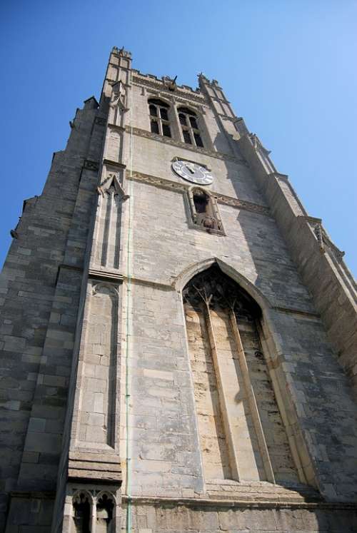 Church Architecture Tower Religion Christian