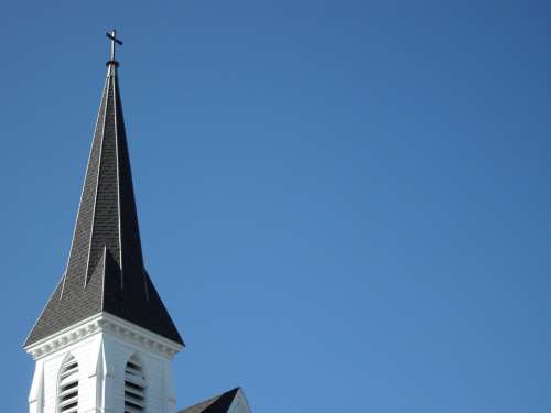 Church Steeple New England White Architecture God