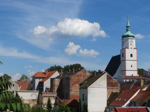 Church Sky Village Wurzen