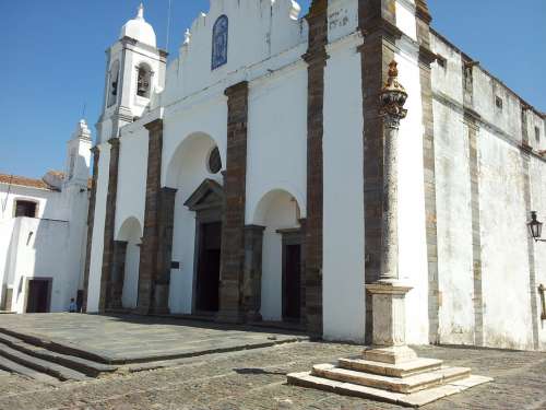 Church Architecture Antique Village Rustic Stone