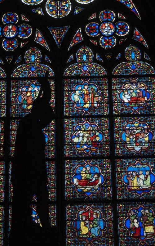 Church Stained Glass Martyr Saint Glass Window