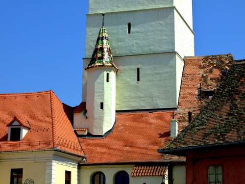 Church Romania Building Town Medieval Europe