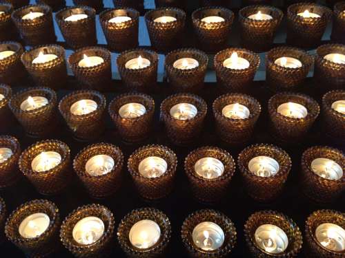 Church Candles Faith Tea Lights