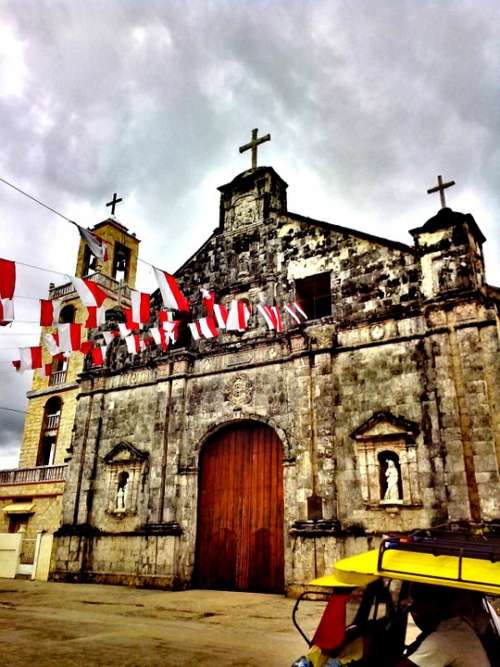 Church Bantayan Architecture Island Old