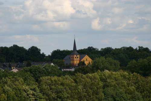 Church Asbach Churches Building Landscape