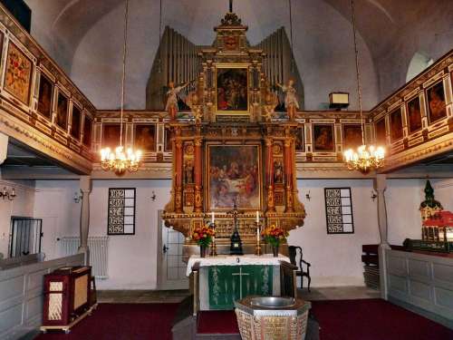 Church Sebnitz Sebnitz Altar Art