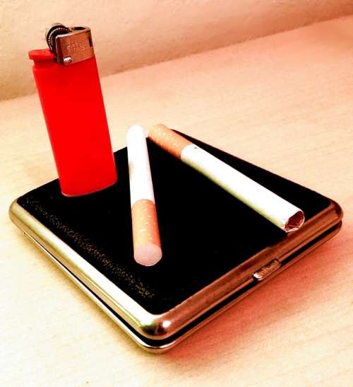 Cigarettes Smoke Ash Smoking Highly Addictive