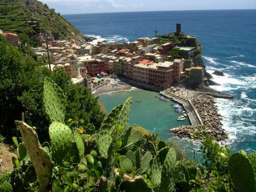 Cinque Terre Italy Village Coast Picturesque