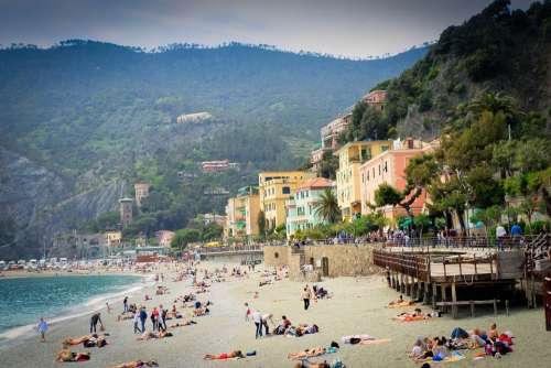 Cinque Terre Italy Beach Amalfi Coast Scenic
