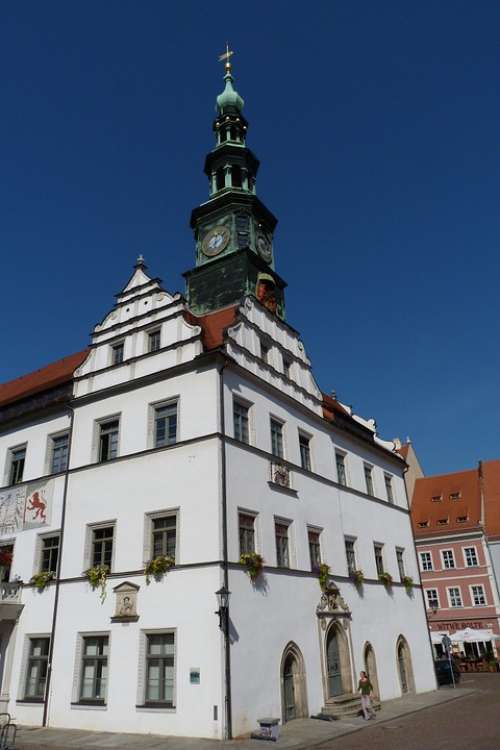 City Pirna Town Hall Building Saxony Architecture