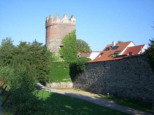 City Wall Ravensburg Downtown Middle Ages Fortress