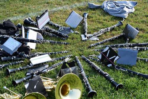Clarinet Instrument Band Equipment Musical Music