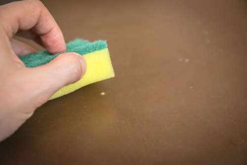 Cleaning Washing Cleanup Sponge Washcloth The Hand