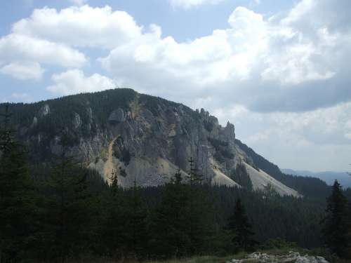 Cliff Erosion Onion Mountains Transylvania Nature