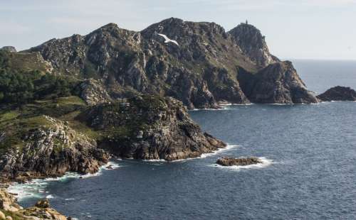 Cliff Sea Ocean Landscape Rocks Costa