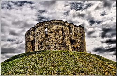 Cliffords Tower York England Historic Landmark