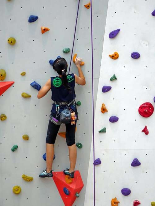 Climbing Rope Rappelling Wall Rock Extreme Sport