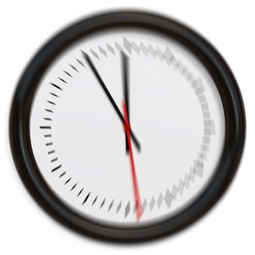 Clock Pointer Blurry 5Vor12 Test Eye Test Time