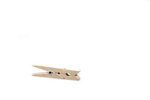 Clothes Peg Cut Out Wood Wood Clamp Office