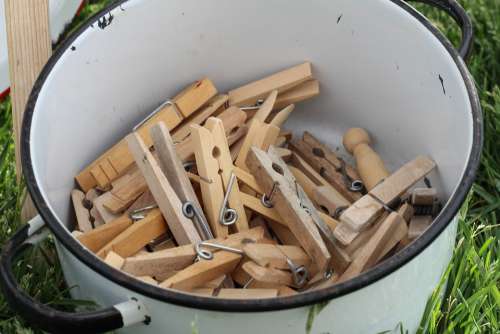 Clothes Pins Pegs Laundry Clothes Line Clothespins