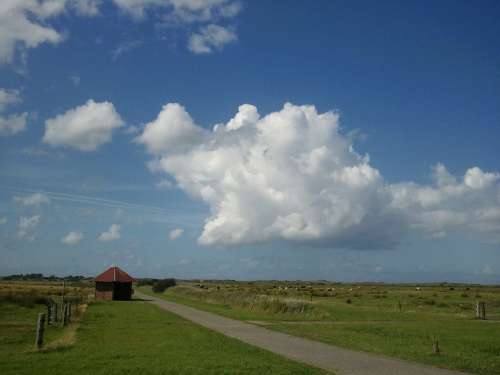 Cloud Sky Blue Nature