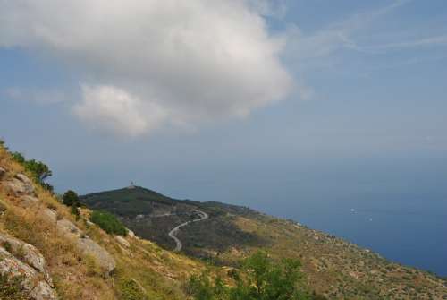 Cloud Sea Lighthouse Landscape Sky Italy