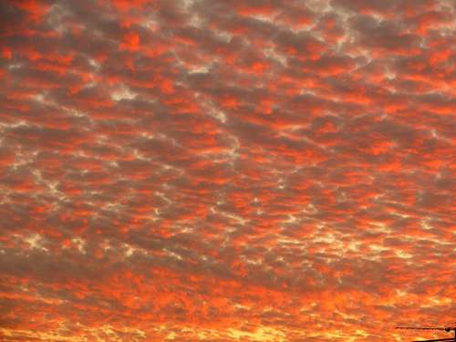 Clouds Sunset Red Sun Sky Evening Sky Mood