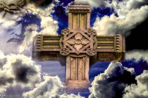 Clouds Christianity Cross Sign Of The Cross Holy
