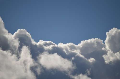 Clouds Blue Sky Coud Blue Sky White Weather View