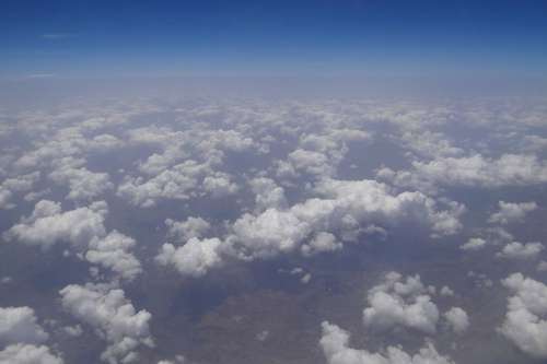 Clouds Stratocumulus Aerial View India