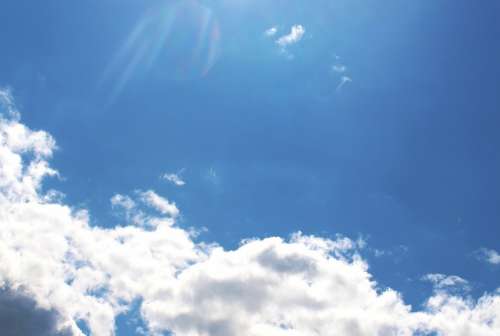 Clouds Sky Atmosphere Blue White