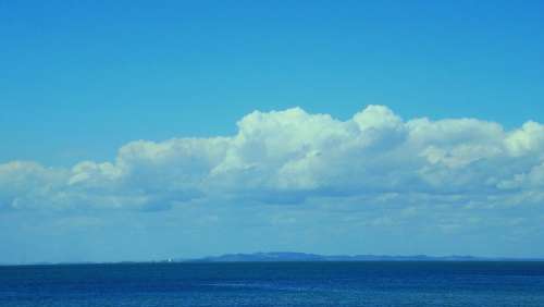 Clouds Sky Sol Blue Mar Blue Sky Water Beach