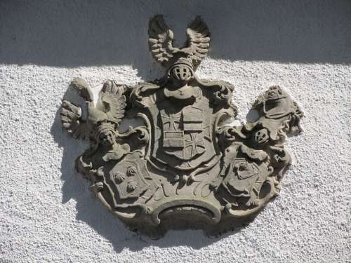 Coat Of Arms Input House Insignia Sand Stone