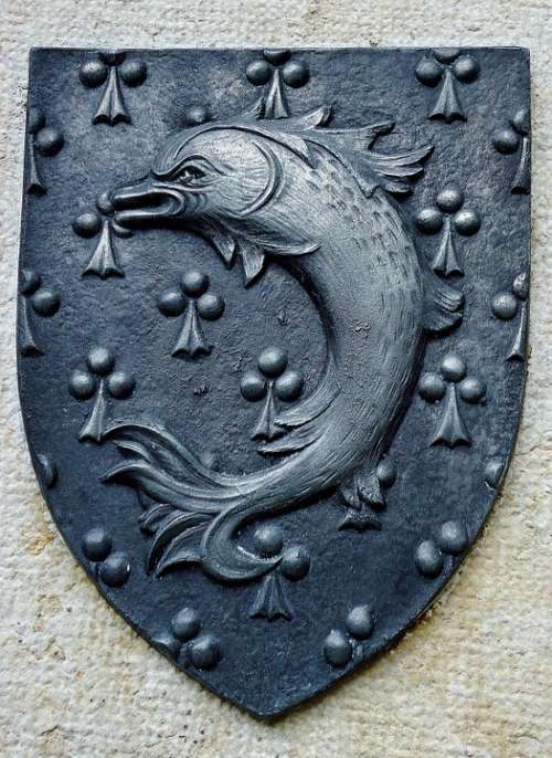 Coat Of Arms Iron Pérouges Village Good Looking