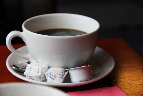 Coffee Cup Morning Sugar Milk Coffee Black Sweet