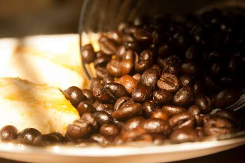 Coffee Coffee Beans Roasted Aroma Brown Caffeine